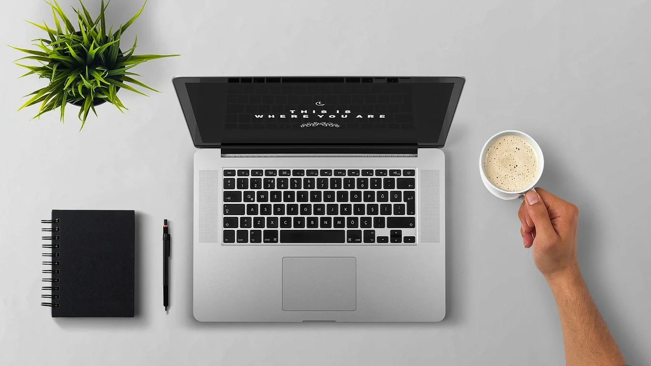 Tela de configurações com opções de cores do sistema