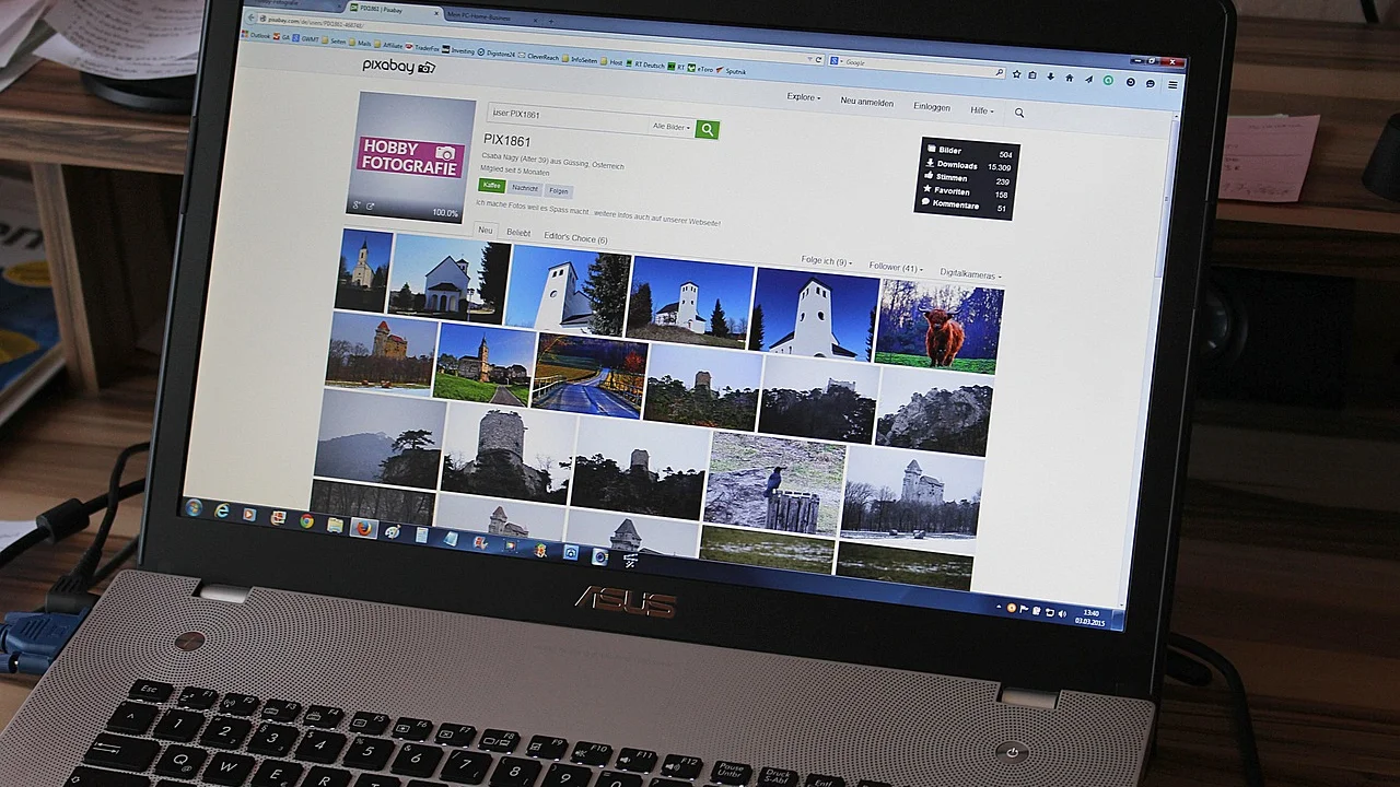 Arquivo sitemap XML aberto no navegador