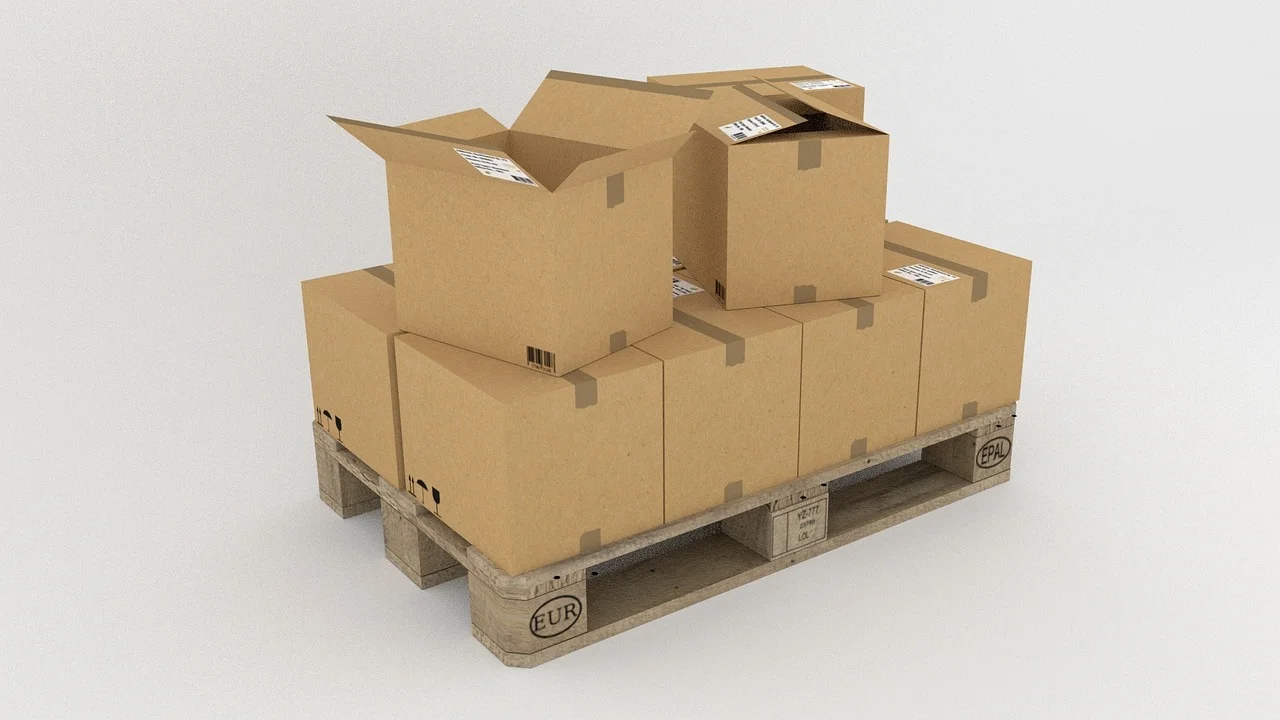 Balança digital usada para pesar uma encomenda