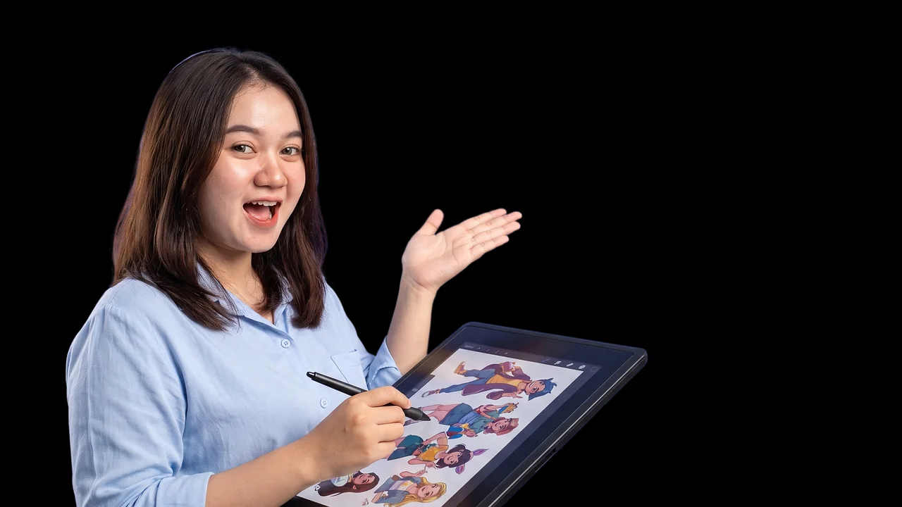 Tela com prompt de imagem e opções de estilo