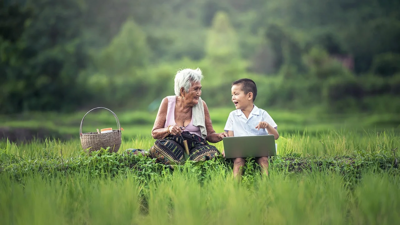 Família conversa sobre regras para jogos e internet.