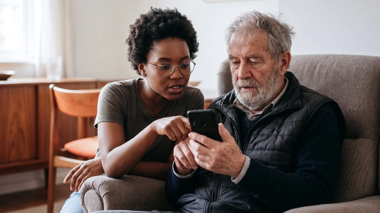 Configurações de privacidade em aplicativo no celular
