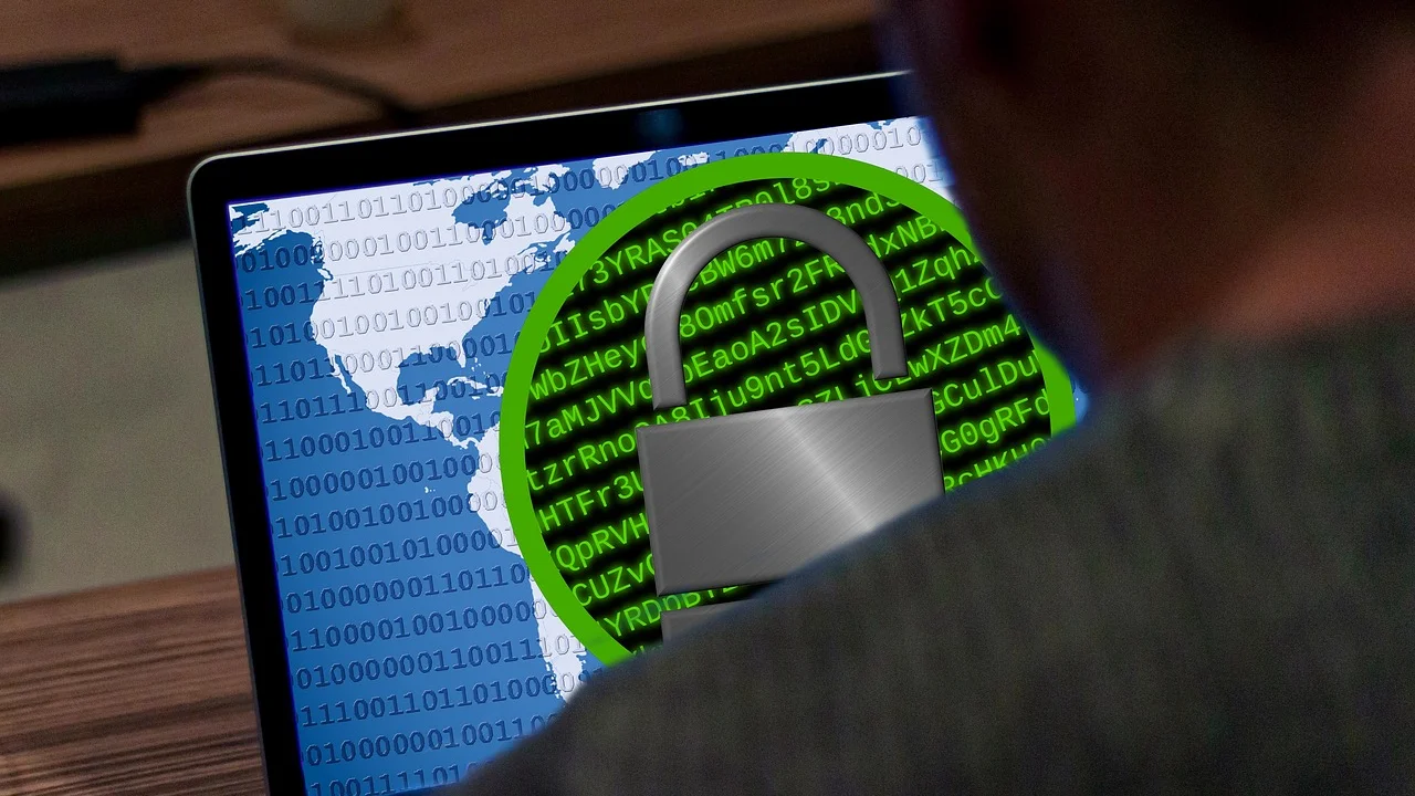Tela de configuração de VPN em um smartphone